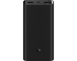 Xiaomi - Mi 20000mAh Powerbank 3 Quick Charge 4.0 - 50W - Dual USB-A en USB-C - Zwart
