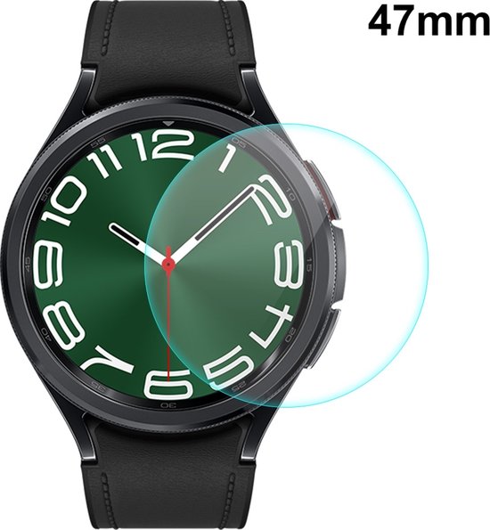 By Qubix Film de protection d'écran - Couverture complète - Convient pour le Samsung Galaxy Watch 6 Classic - 47 mm