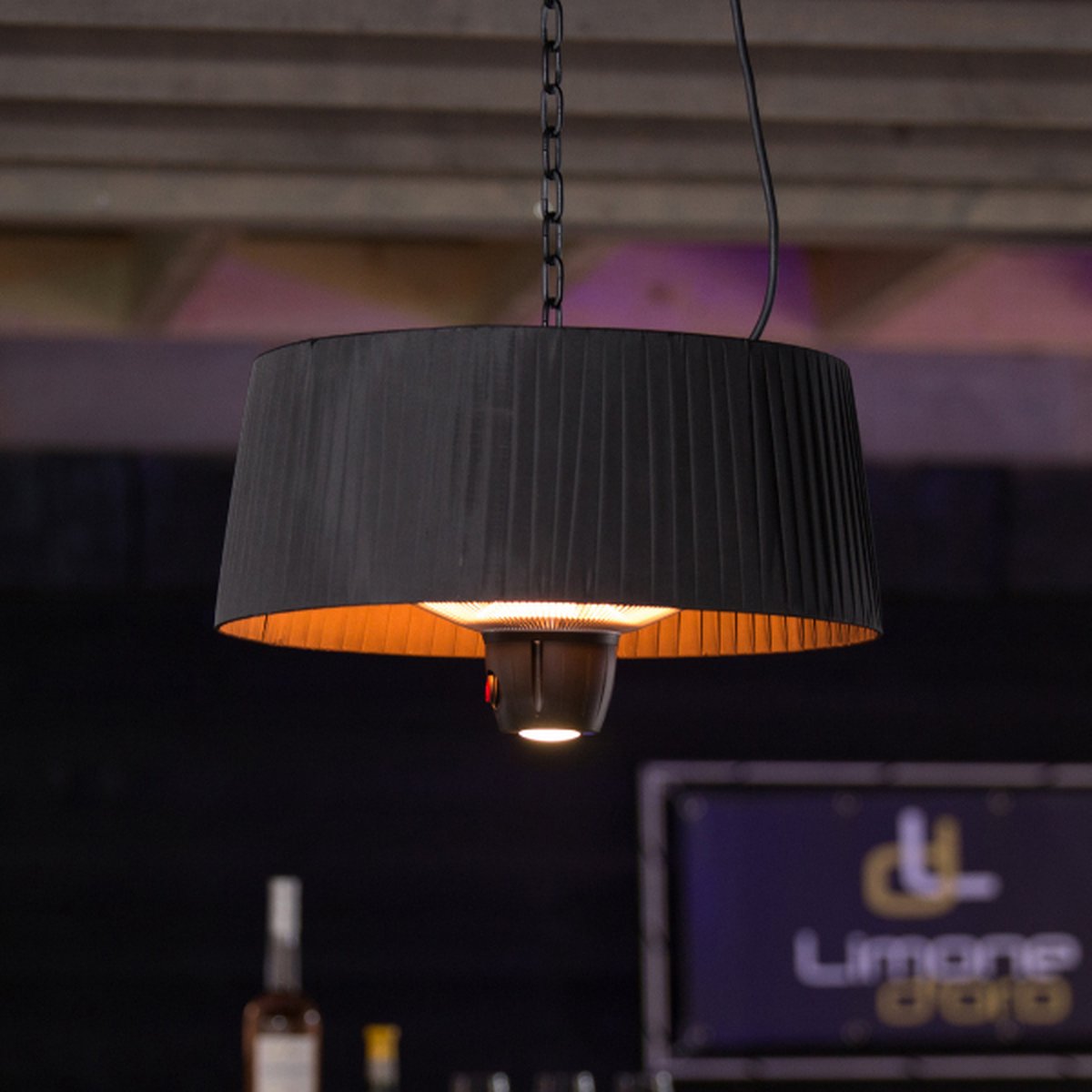 Sunred Artix Bright 1500 W - Hanging patio heater - Black