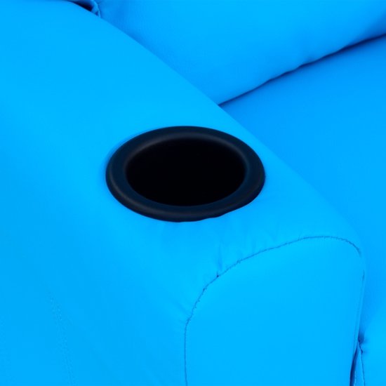 Kinderstoel - Kinderzetel - Kindersofa - Kinderbankje - Relaxstoel - Blauw - 62 x 56 x 69 cm van Merkloos — afbeelding 2