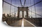 Fotobehang Brooklyn Bridge New York - Vliesbehang - 460 x 300 cm