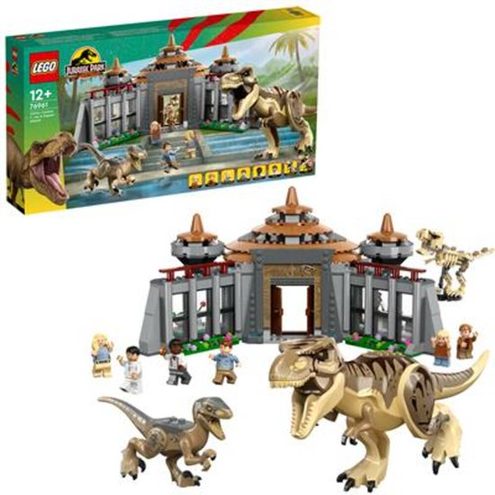 LEGO Jurassic - Centre d'accueil : T. rex et Raptor Attack 76961