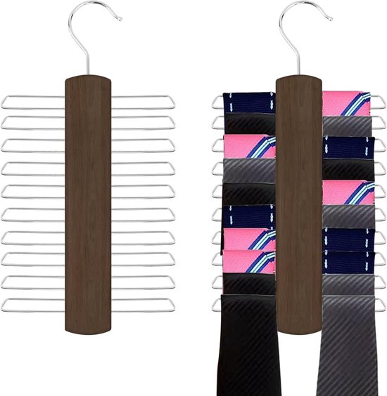 Ceinture Rotative Cravate Écharpe Cintre Porte Organisateur De