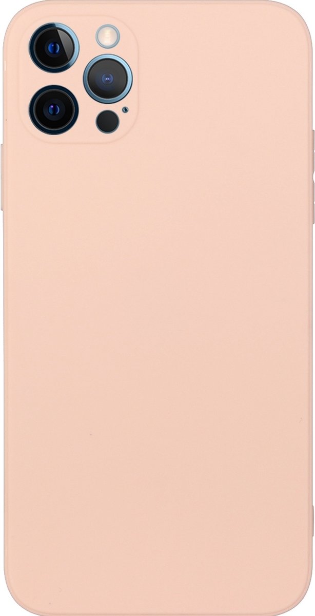 Mobigear Hoesje geschikt voor Apple iPhone 15 Pro Max Telefoonhoesje Flexibel TPU | Mobigear Colors Backcover | iPhone 15 Pro Max Case | Back Cover - Pastelroze