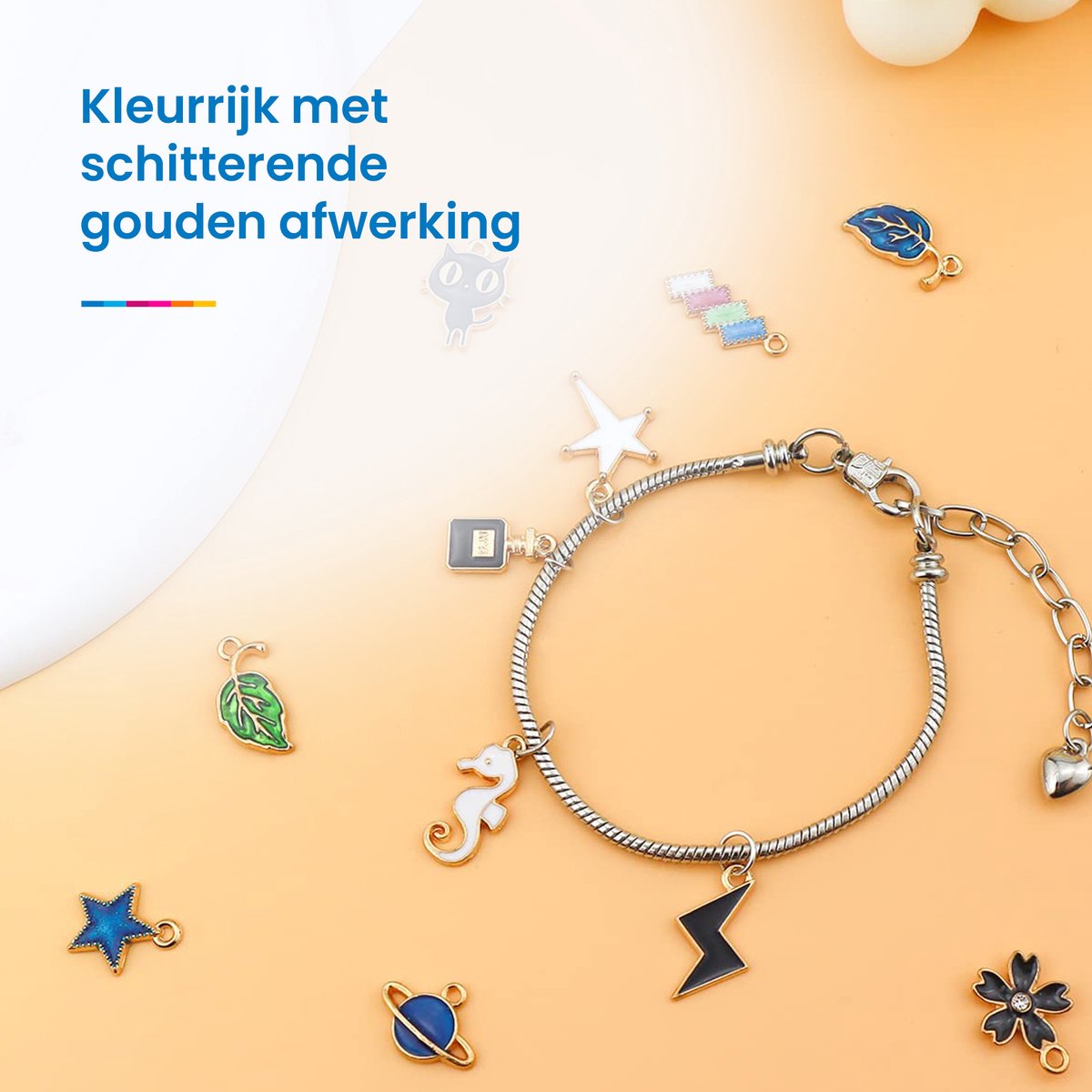 SUPERFINDINGS 26 stuks 304 roestvrij stalen brief hanger bedels gouden letter A tot Z kreeft klauw sluitingen bedels mini alfabet armband ketting