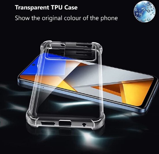 Coque LuxeBass adaptée pour Xiaomi Poco X4 Pro - AntiShock - TPU - Transparente - coque de téléphone - housse de téléphone portable - housses de téléphone portable