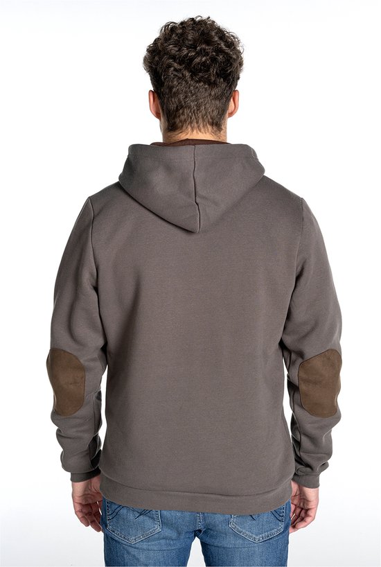 BROWNING Trui - Heren - Snapshot - Met warme pocket - Sweater, hoodie met capuchon - Voor jacht - Ashgrey - L - Browning