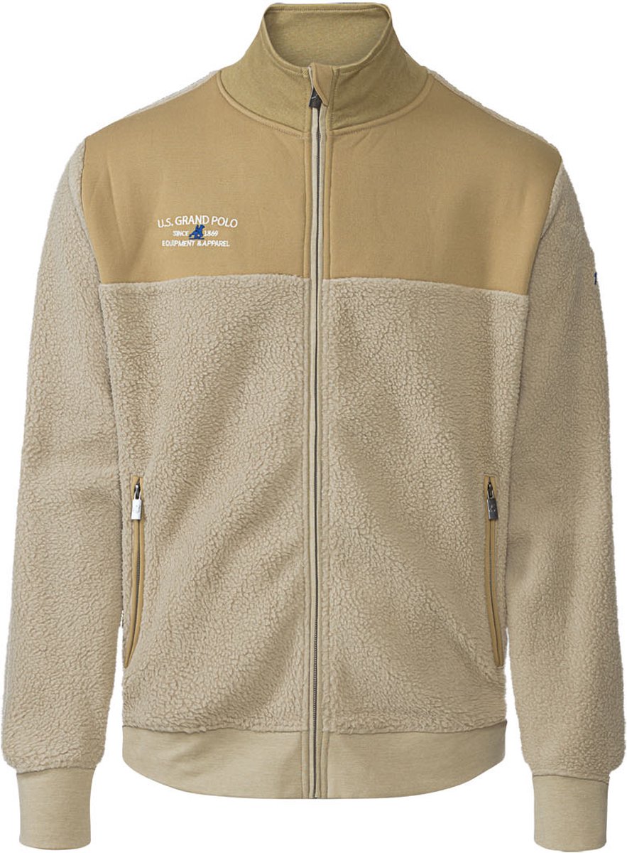 Livergy Heren Fleece Vest - Room kleur - Maat XL 56/58 - Met Rits