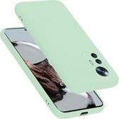 Cadorabo Hoesje geschikt voor Xiaomi 12T / 12T PRO in LIQUID LICHT GROEN - Beschermhoes gemaakt van flexibel TPU silicone Case Cover