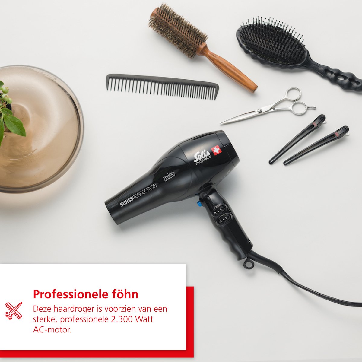 Solis Swiss Perfection - Professionele Ionische Föhn thumbnail 5