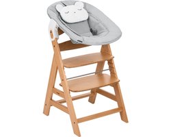 Hauck Alpha Kinderstoel - Newborn Set Pre - FSC® - gecertificeerd – Nature Grey