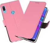Bestcases Pasjeshouder Telefoonhoesje Huawei Y6 - Y6 Prime (2019) - Roze