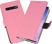 Bestcases Pasjeshouder Telefoonhoesje Samsung Galaxy S10 - Roze