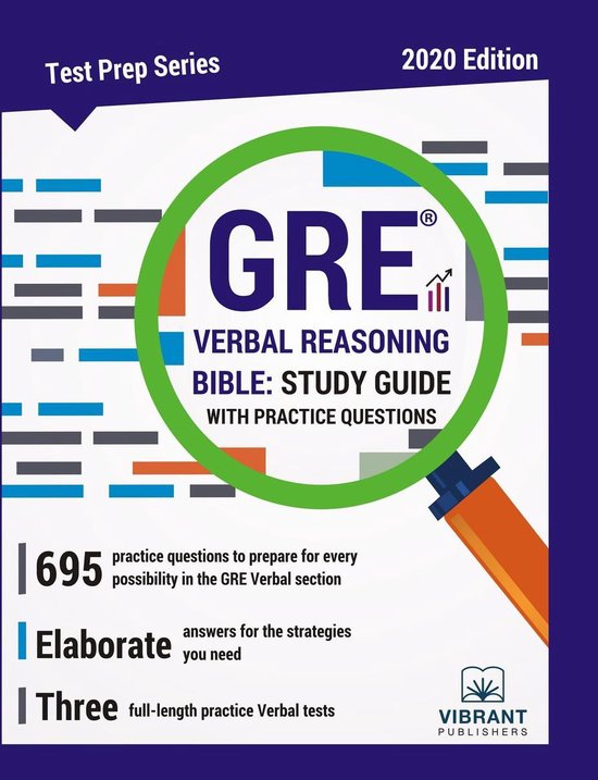 Test Prep Series 22 - GRE Verbal Reasoning Bible - cover