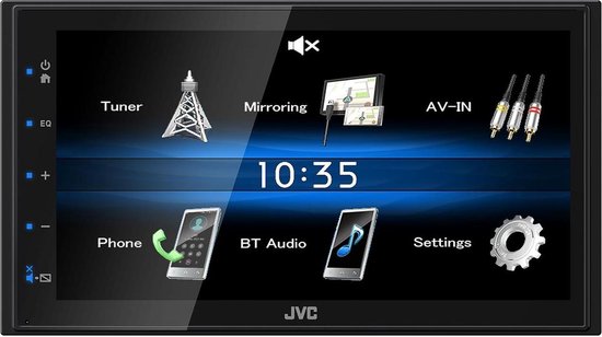 JVC KW-M25BT - 2 DIN Multimedia autoradio met bluetooth | bol.com