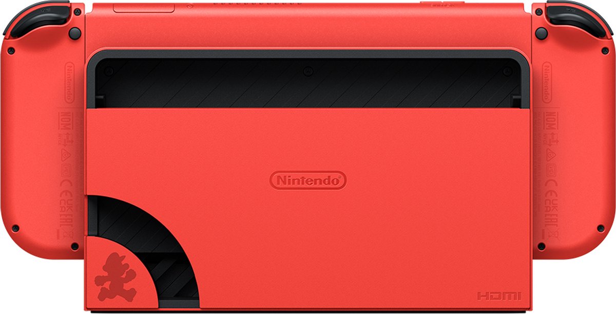 Nintendo Switch OLED - Mario Editie - Rood – foto 4