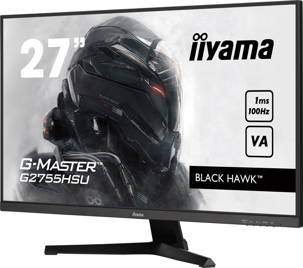 Iiyama G2755HSU-B1 - 27 Inch - FullHD Gaming Monitor - 100hz