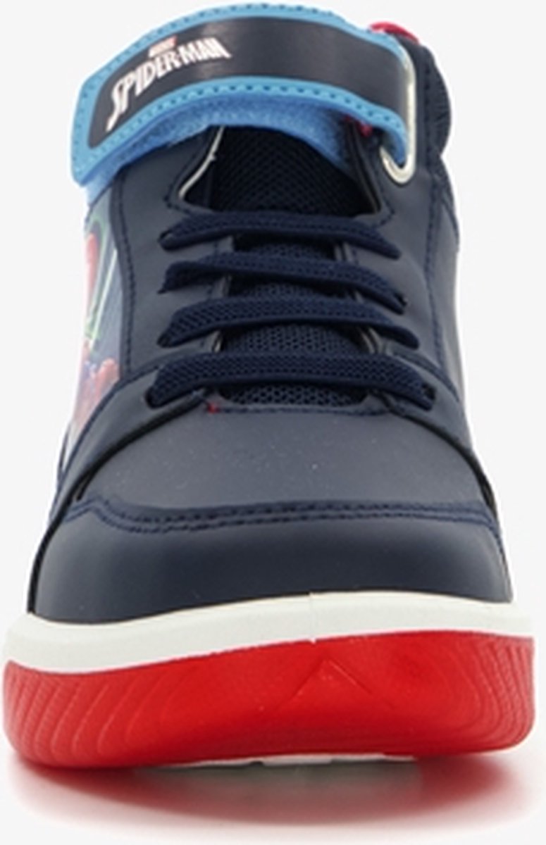 Spider Man hoge jongens sneakers met lichtjes Blauw Maat 26 bol