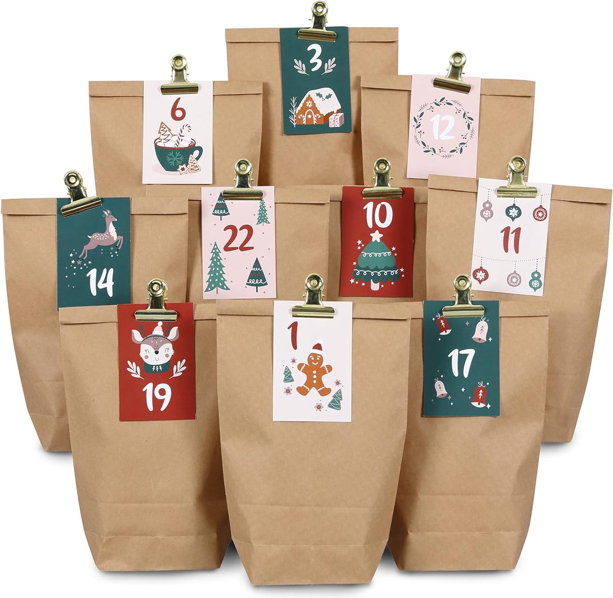 Adventskalender om zelf te vullen en op te hangen - doe - het - zelf