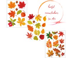 raamstickers herfst - herfst versiering - herfst decoratie - raamdecoratie - raamfolie