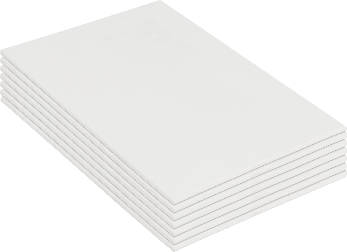 Belle Vous 24 Pak Blank Canvas 15 x 20 cm Canvas Paneelborden bol