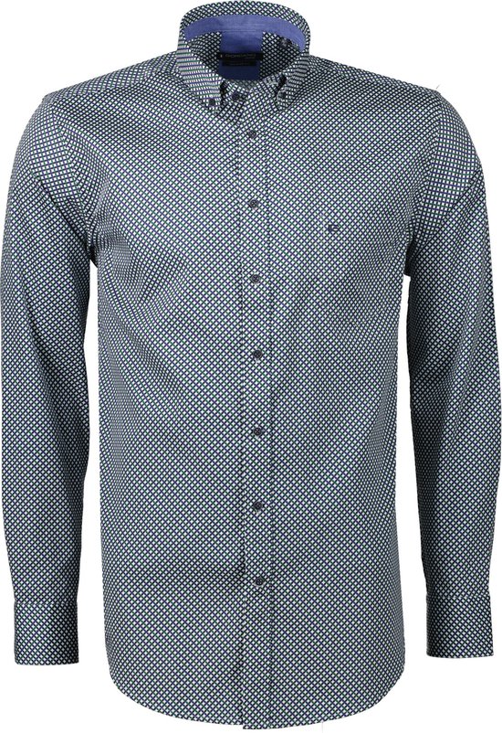 Giordano Overhemd - Modern Fit - Groen - 5XL Grote Maten
