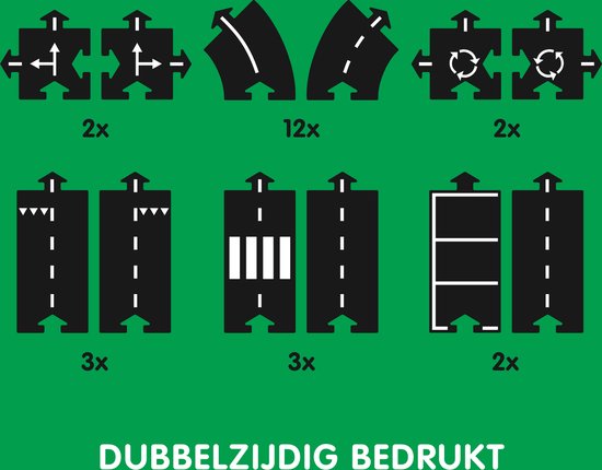 Waytoplay Highway, de flexibele autobaan (24 delen) - binnen en