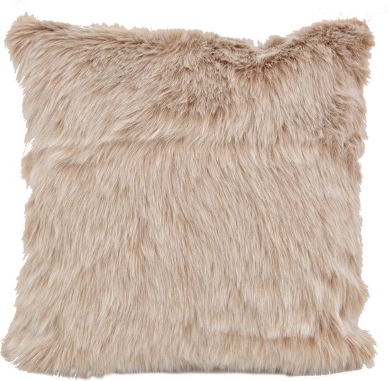 Sierkussen Furry Velvet Beige | 45 x 45 cm | Velvet/Polyester
