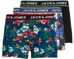 foto van JACK&JONES ADDITIONALS JACFLOWER TRUNKS 3 PACK.NOOS Heren Onderbroek - Maat L