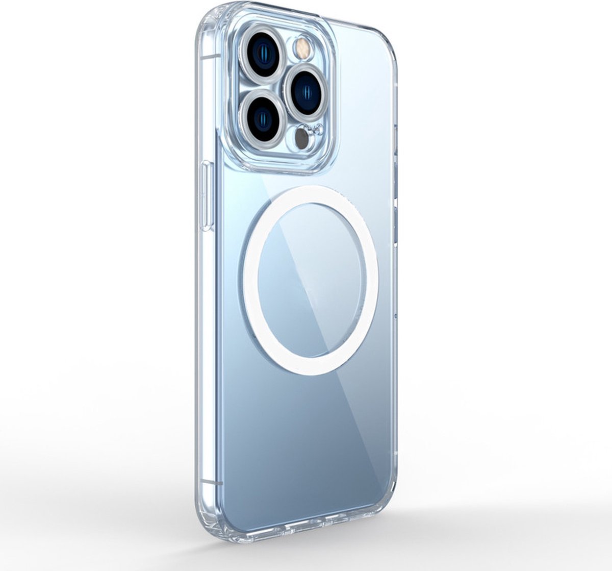 iPhone 12 hoesje Transparant - Magsafe compatible - Back Case - Shock Proof - Provium