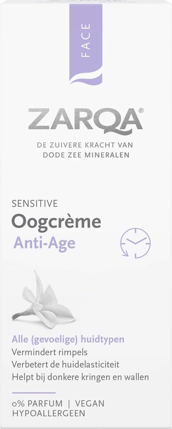 Zarqa Oogcreme Anti-Age Sensitive 15 ml - Zarqa