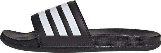 adidas adilette Comfort Slider - Slippers - noir/blanc - taille 48,5