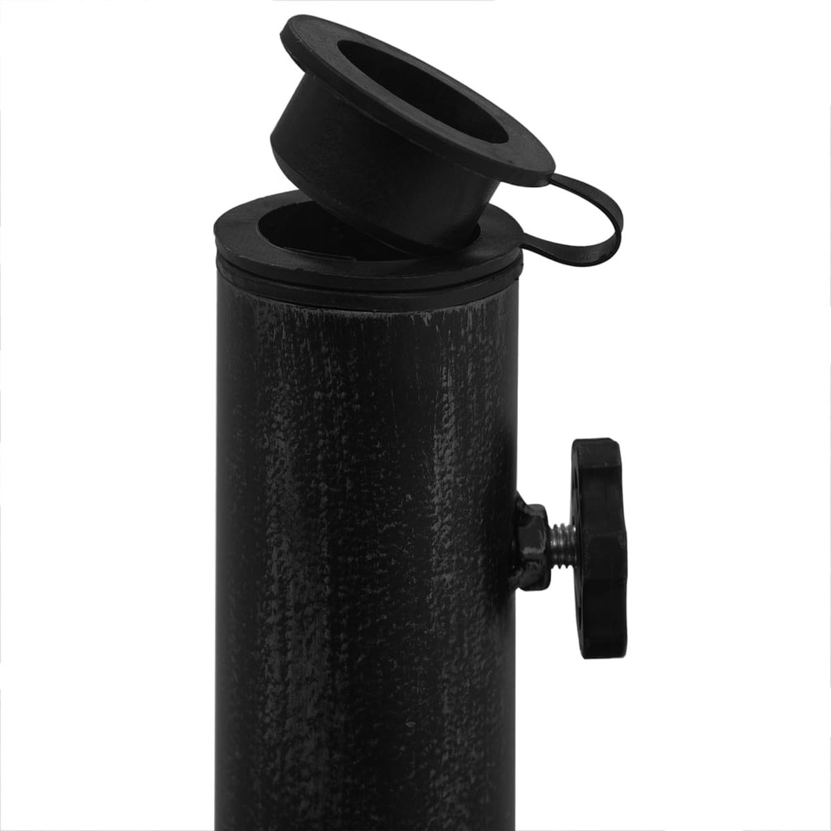 Bol.com vidaXL - Parasolvoet - 44x44x31 - cm - gietijzer - groen aanbieding