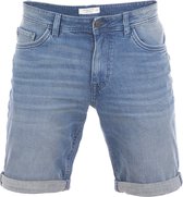 Tom Tailor Heren Short Broeken Josh regular/straight Fit Blauw Volwassenen Korte Jeans Broek Bermuda
