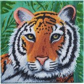 Crystal Art Gentle Tiger - Diamond Painting - 30x30cm