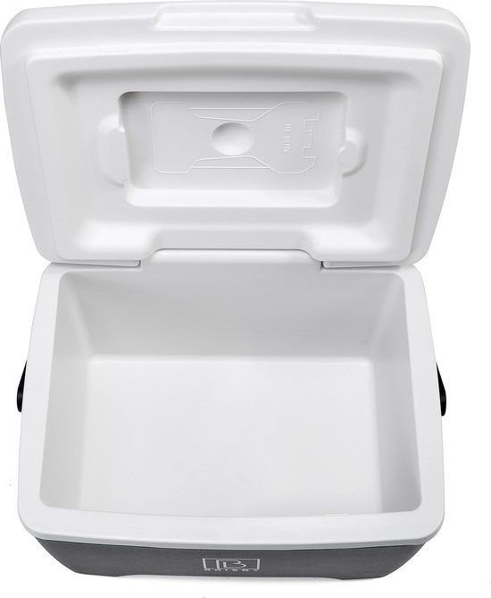 Brisby Kleine Koelbox 8 Liter – Zwart – Tot 40 uur isolatie – 2 koelelementen vergrendeld in deksel – Compact voor lunch en onderweg – Frigobox van Brisby — afbeelding 3