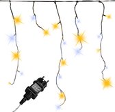 Lichtgordijn - Ijspegelverlichting - Kerstverlichting Gordijn - LED Gordijn - Kerstverlichting - Kerstversiering - Lichtsnoer - Regenlichtketting - Voor Binnen en Buiten - 20 m - Warm koud