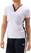 Sjeng Sports Irma tennis shirt dames wit dessin