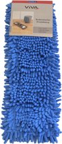 Serpillière en microfibre - 42 x 13 cm - Blauw- Serpillière universelle - Serpillière universelle - Serpillière ample