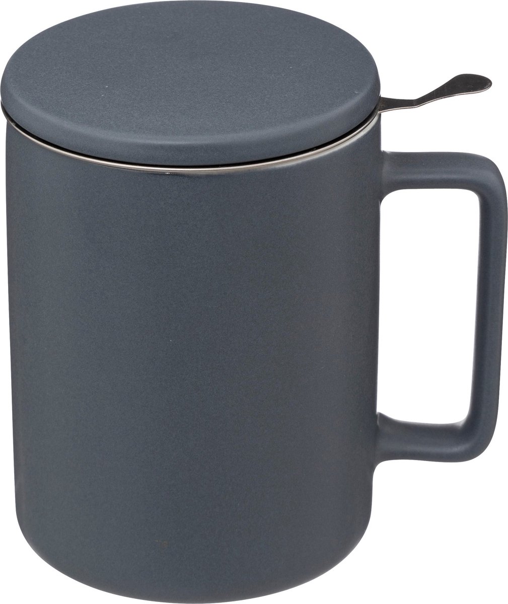 5Five Lisa Thee mok met filter - Theetas - 40CL - Blauw