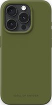 iDeal of Sweden Silicone Case iPhone 15 Pro Khaki
