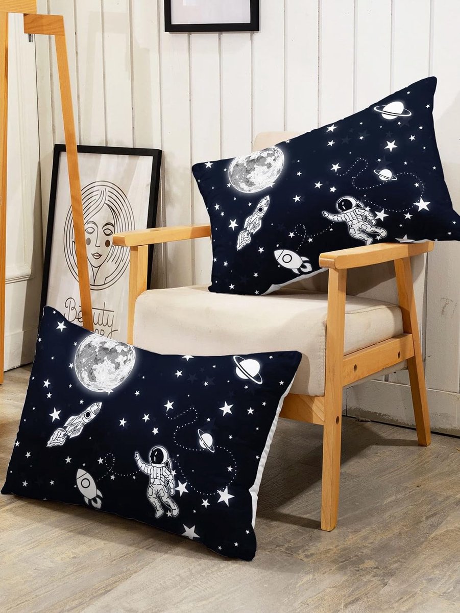 Dekbedovertrek De Kleine Astronaut Hello Earth | Dekbed Discounter