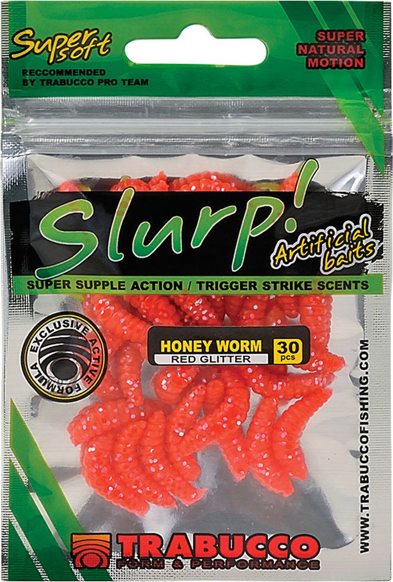 Trabucco - Kunstaas Slurp Bait Honey Worm - XL - Trabucco