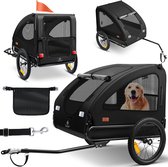 KESSER® Hondenfietskar tot 45 kg 2in1 Fietskar Hond - Zwart