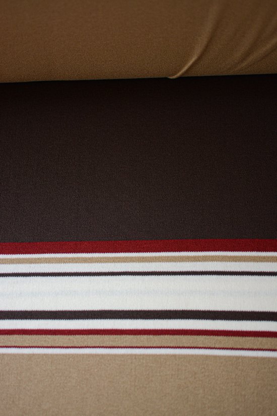 WADORN Katoen Gebreide Ribbing Stof 26,37 Inch X 1,48 Yard - Natuurlijke Manchetten Voor Naaien