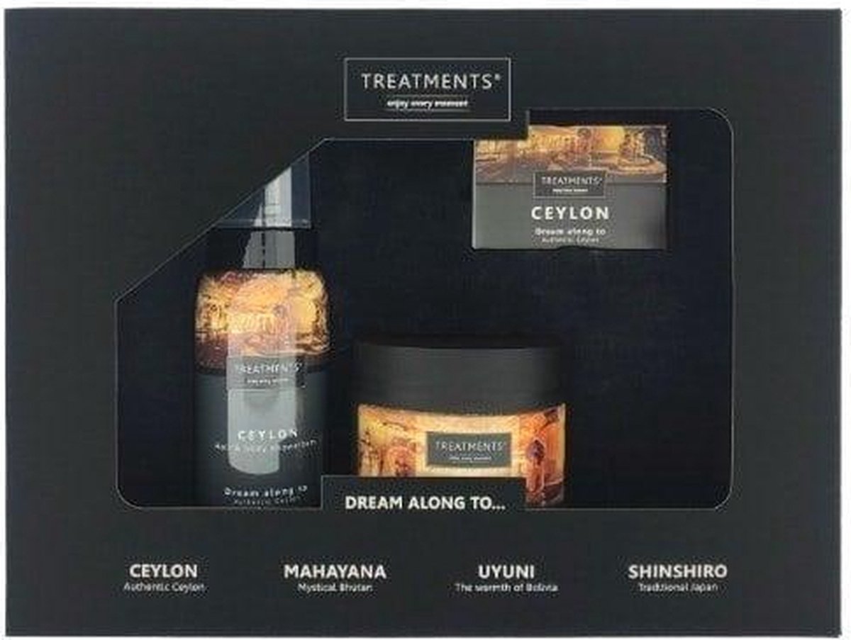 Treatments® - GSSC - Geschenkdoos Douche & Scrub - Ceylon