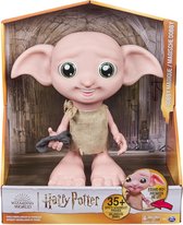 Harry Potter - Interactieve Dobby de Huis-elf met sok - Pop met meer dan 35 geluiden en zinnen in Nederlands of Frans - 21,6 cm