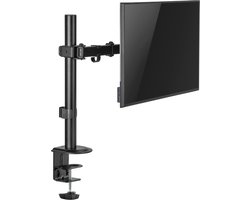 Ranqer Single Monitorbeugel - Monitorarm - 17 tot 32 inch schermen - VESA-montage - kantelbaar - zwart