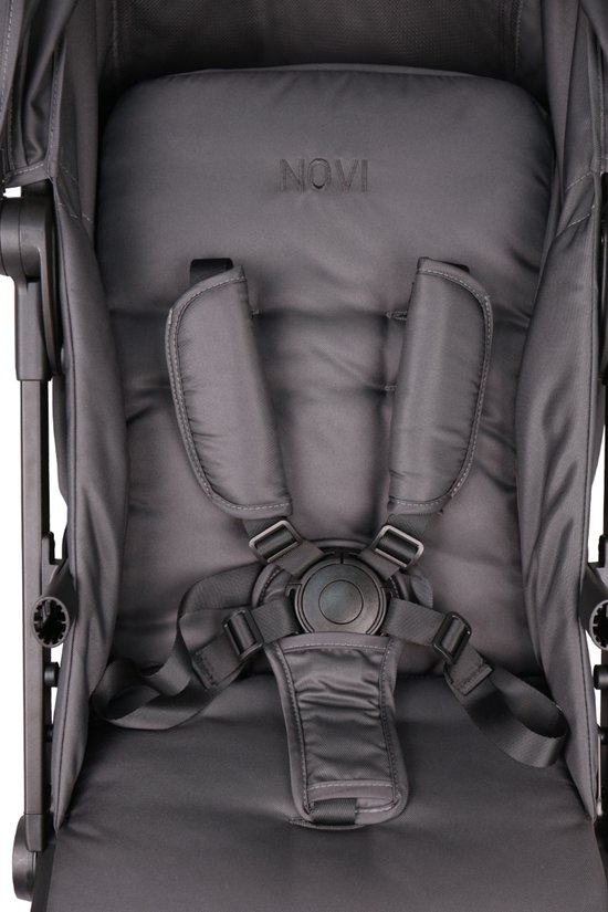 Novi Baby® Cloud Go Buggy - Donker Grijs - Inclusief transporttas van Novi Baby® — afbeelding 3