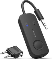 Equivera Bluetooth Transmitter - Voor 2 Koptelefoons - Bluetooth Receiver - 2-in-1 - Bluetooth Receiver - Auto/Huis